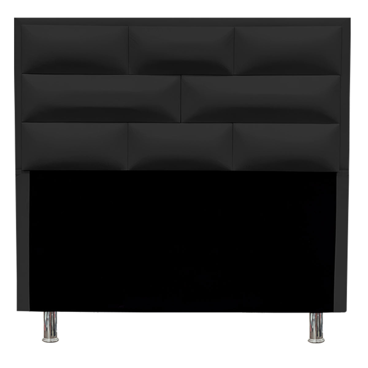 2 plazas / NEGRO CUERO